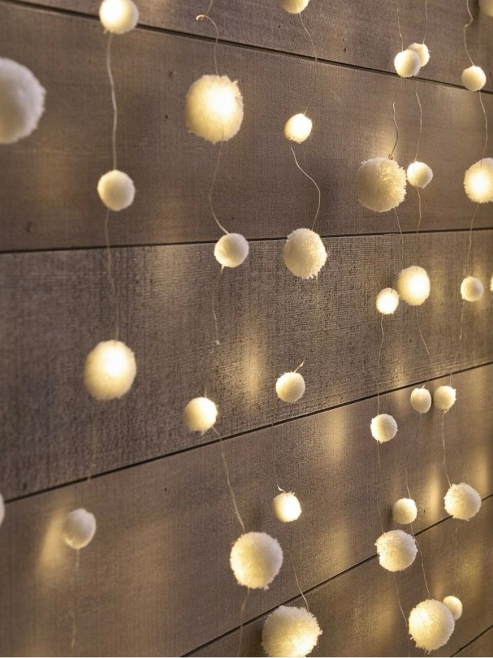 Pottery Barn Snowball Rain String Lights – 6 Sets – 248 Lights Each